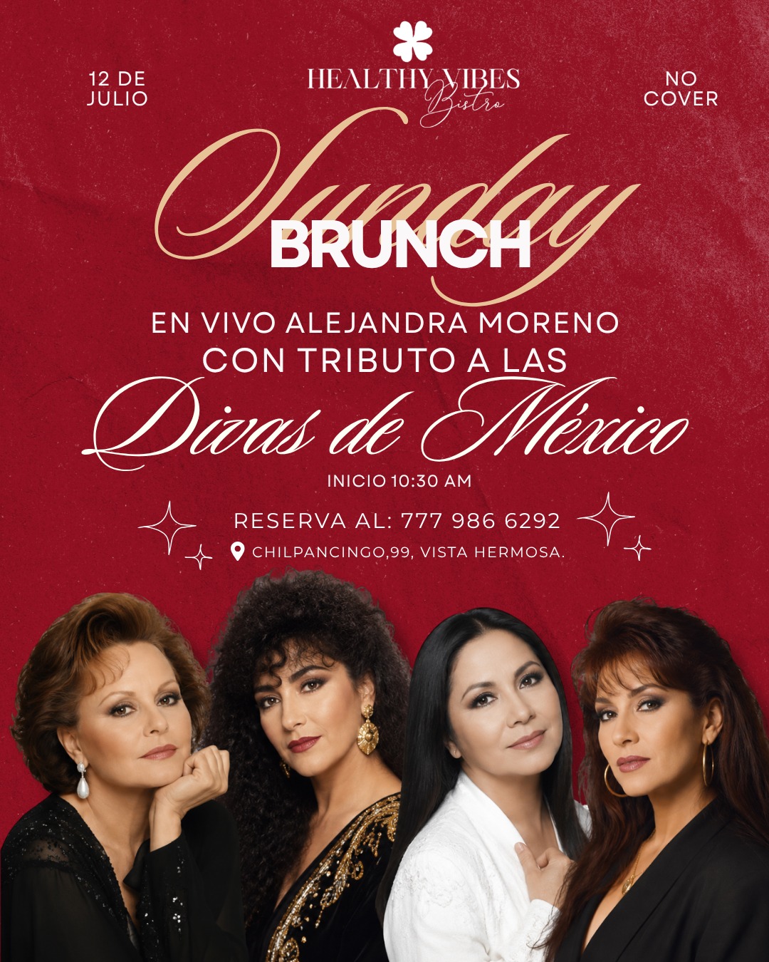 Sunday Brunch — Tributo a las Divas de México